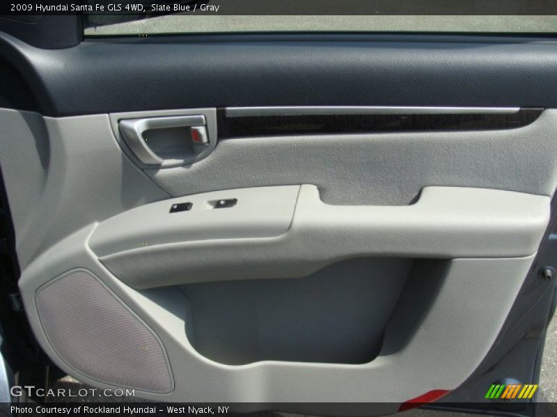 Slate Blue / Gray 2009 Hyundai Santa Fe GLS 4WD