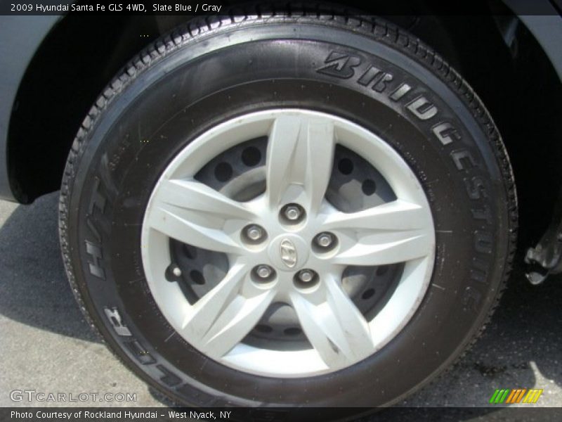 Slate Blue / Gray 2009 Hyundai Santa Fe GLS 4WD