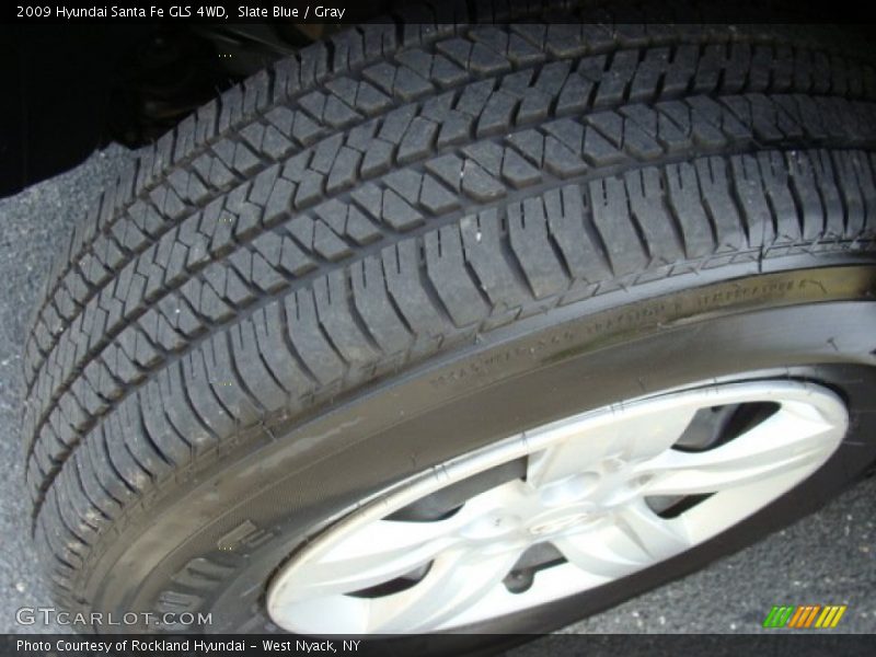 Slate Blue / Gray 2009 Hyundai Santa Fe GLS 4WD