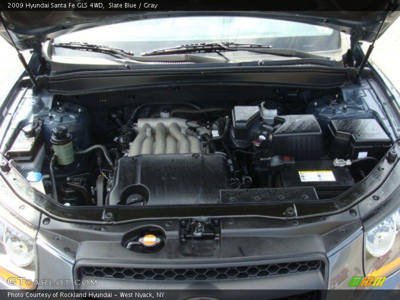 Slate Blue / Gray 2009 Hyundai Santa Fe GLS 4WD