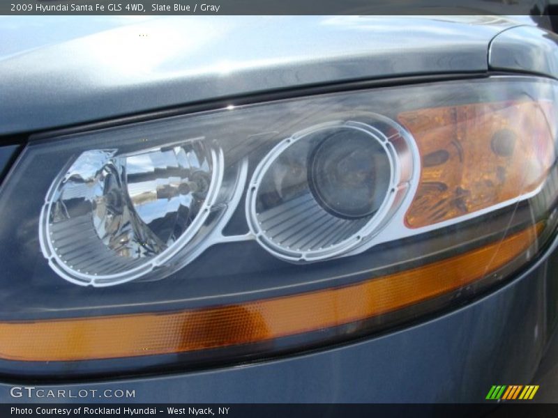 Slate Blue / Gray 2009 Hyundai Santa Fe GLS 4WD