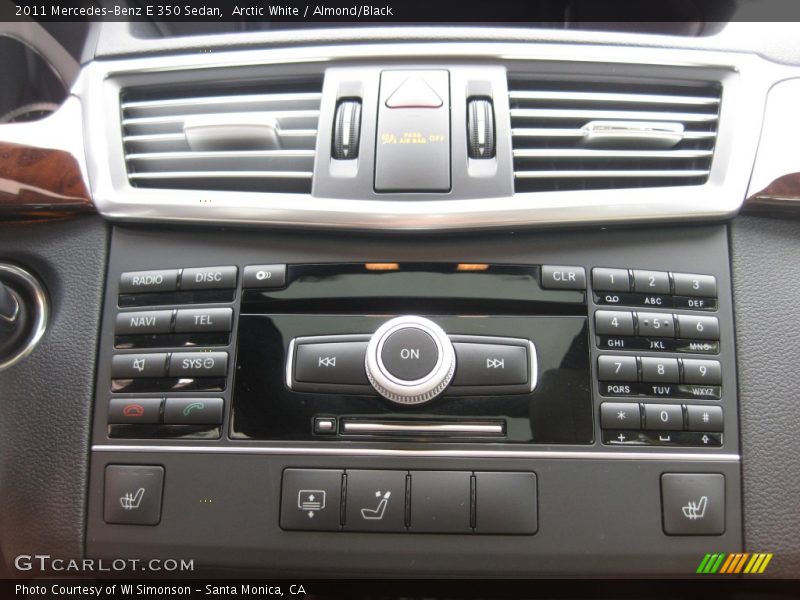 Arctic White / Almond/Black 2011 Mercedes-Benz E 350 Sedan