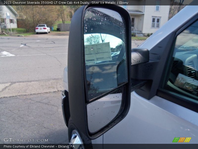 Silver Ice Metallic / Ebony 2013 Chevrolet Silverado 3500HD LT Crew Cab 4x4 Dually