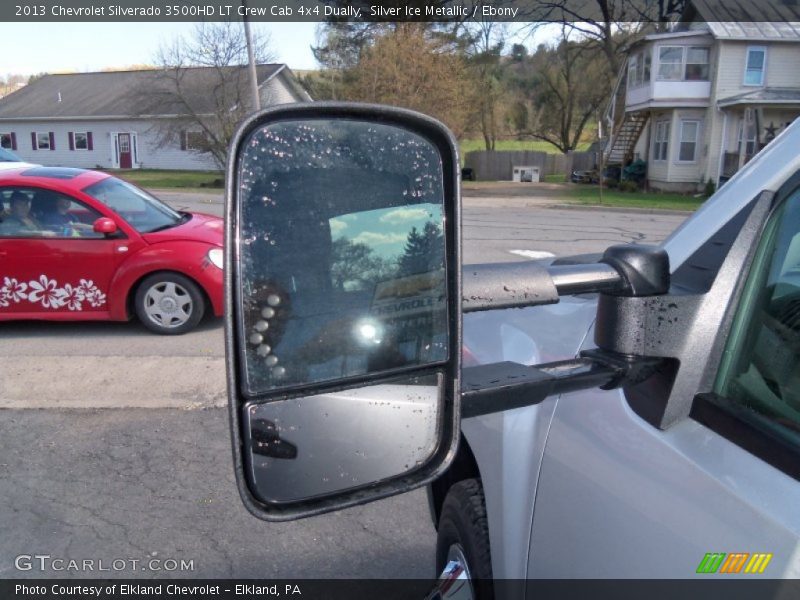 Silver Ice Metallic / Ebony 2013 Chevrolet Silverado 3500HD LT Crew Cab 4x4 Dually