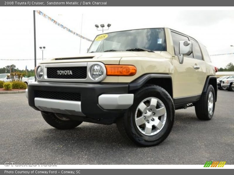 Sandstorm Metallic / Dark Charcoal 2008 Toyota FJ Cruiser
