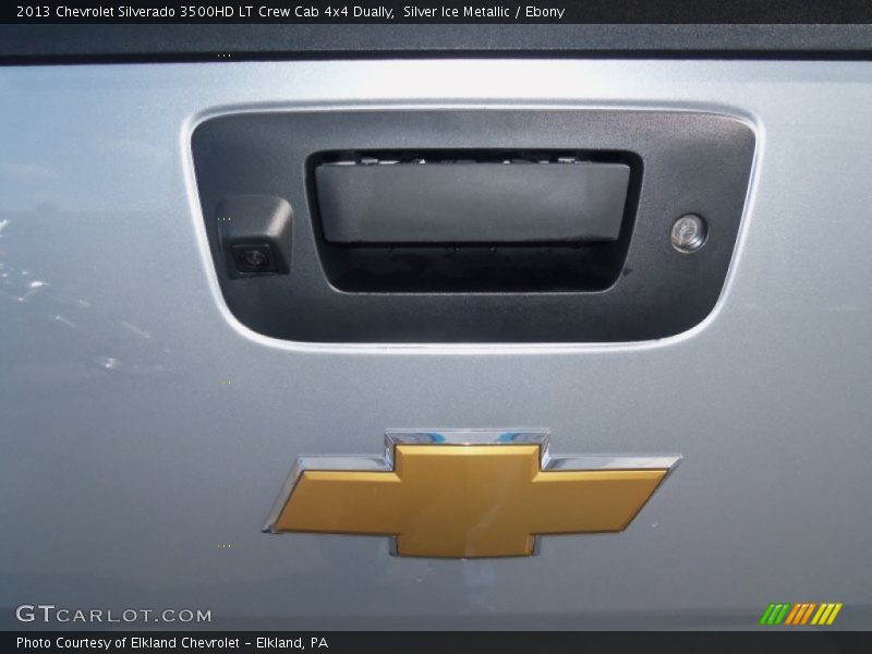 Silver Ice Metallic / Ebony 2013 Chevrolet Silverado 3500HD LT Crew Cab 4x4 Dually