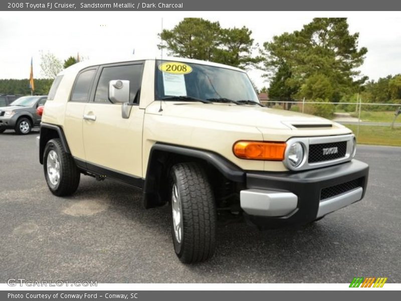 Sandstorm Metallic / Dark Charcoal 2008 Toyota FJ Cruiser