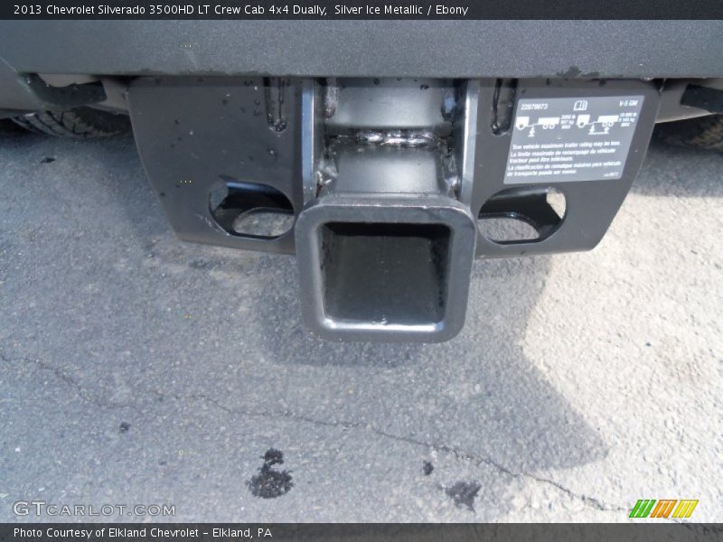 Silver Ice Metallic / Ebony 2013 Chevrolet Silverado 3500HD LT Crew Cab 4x4 Dually