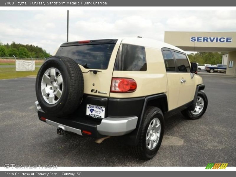Sandstorm Metallic / Dark Charcoal 2008 Toyota FJ Cruiser