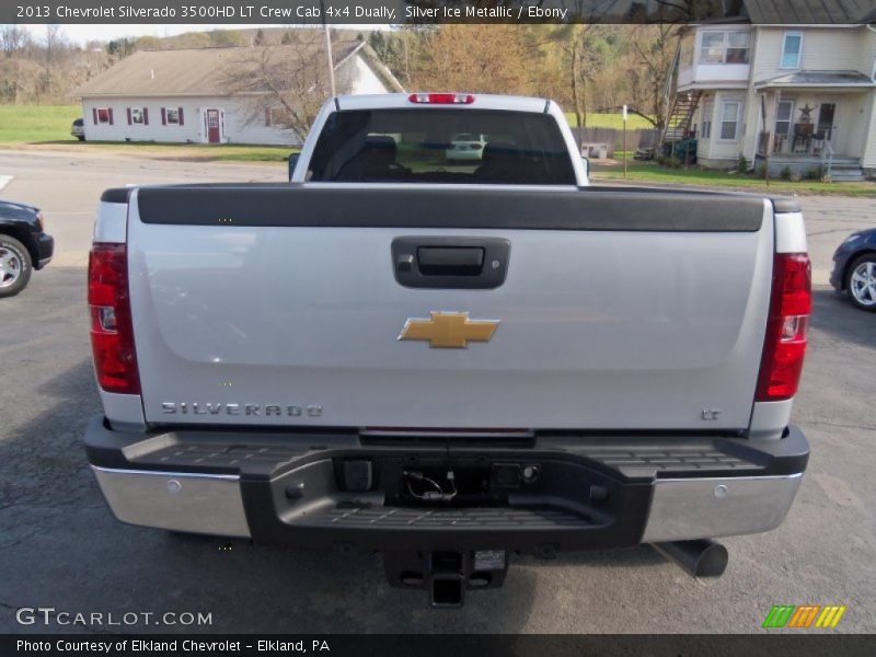 Silver Ice Metallic / Ebony 2013 Chevrolet Silverado 3500HD LT Crew Cab 4x4 Dually