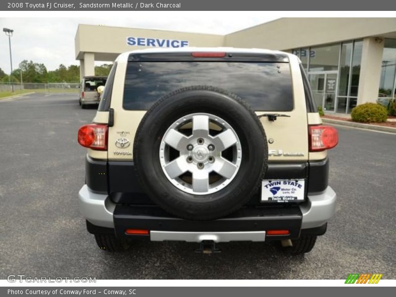 Sandstorm Metallic / Dark Charcoal 2008 Toyota FJ Cruiser