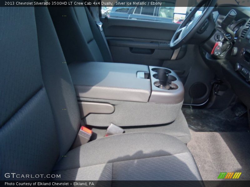 Silver Ice Metallic / Ebony 2013 Chevrolet Silverado 3500HD LT Crew Cab 4x4 Dually