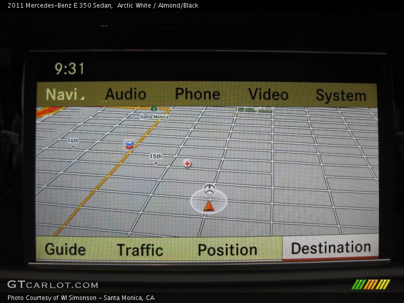 Arctic White / Almond/Black 2011 Mercedes-Benz E 350 Sedan