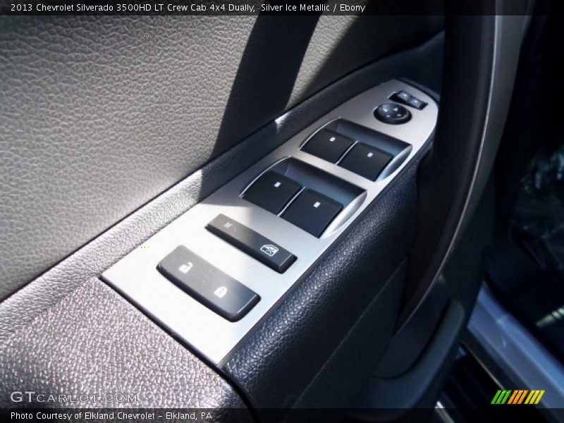 Silver Ice Metallic / Ebony 2013 Chevrolet Silverado 3500HD LT Crew Cab 4x4 Dually