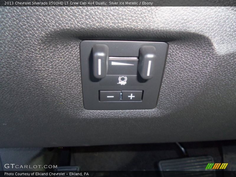 Silver Ice Metallic / Ebony 2013 Chevrolet Silverado 3500HD LT Crew Cab 4x4 Dually