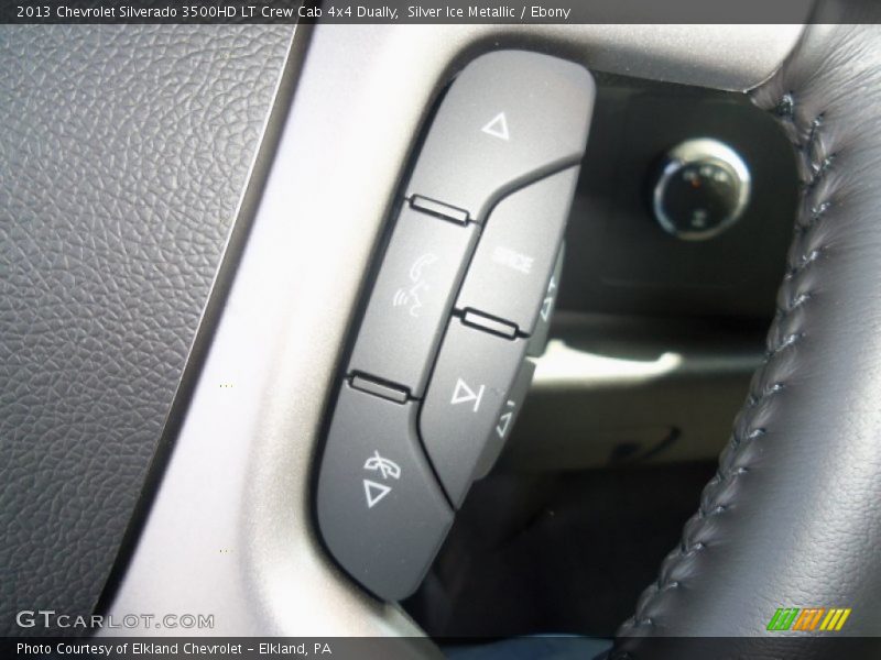 Silver Ice Metallic / Ebony 2013 Chevrolet Silverado 3500HD LT Crew Cab 4x4 Dually