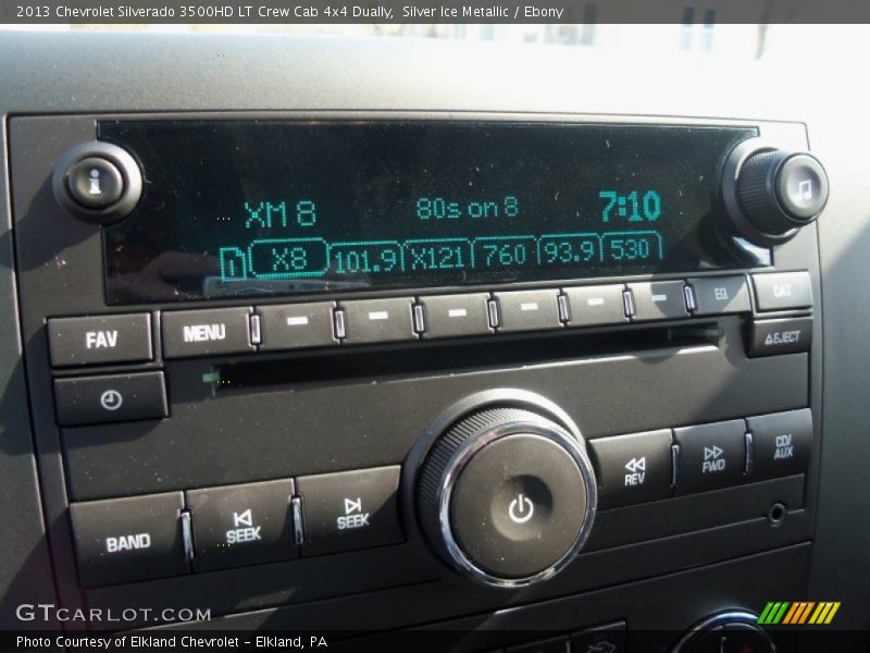 Silver Ice Metallic / Ebony 2013 Chevrolet Silverado 3500HD LT Crew Cab 4x4 Dually