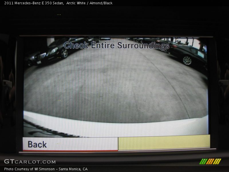 Arctic White / Almond/Black 2011 Mercedes-Benz E 350 Sedan