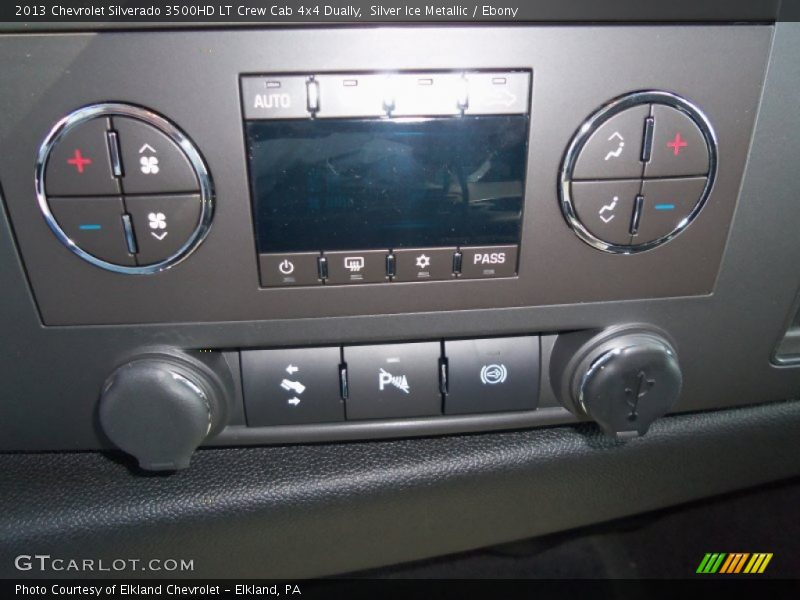 Silver Ice Metallic / Ebony 2013 Chevrolet Silverado 3500HD LT Crew Cab 4x4 Dually