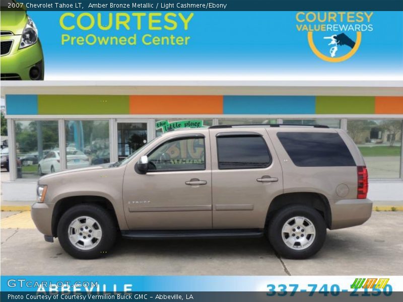 Amber Bronze Metallic / Light Cashmere/Ebony 2007 Chevrolet Tahoe LT