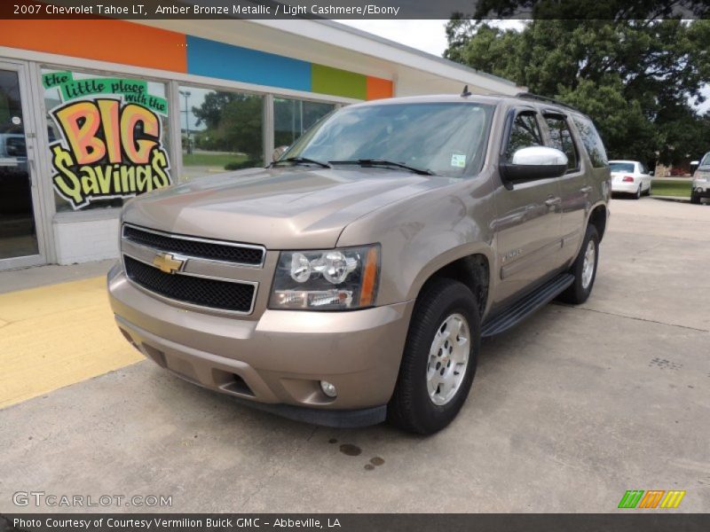 Amber Bronze Metallic / Light Cashmere/Ebony 2007 Chevrolet Tahoe LT