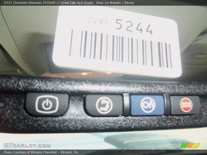 Silver Ice Metallic / Ebony 2013 Chevrolet Silverado 3500HD LT Crew Cab 4x4 Dually