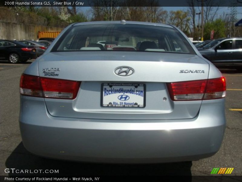 Silver Blue / Gray 2008 Hyundai Sonata GLS