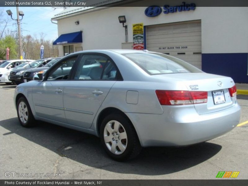 Silver Blue / Gray 2008 Hyundai Sonata GLS