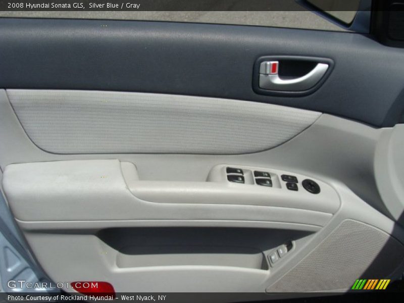 Silver Blue / Gray 2008 Hyundai Sonata GLS