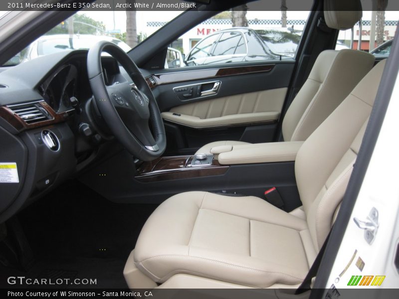 Arctic White / Almond/Black 2011 Mercedes-Benz E 350 Sedan