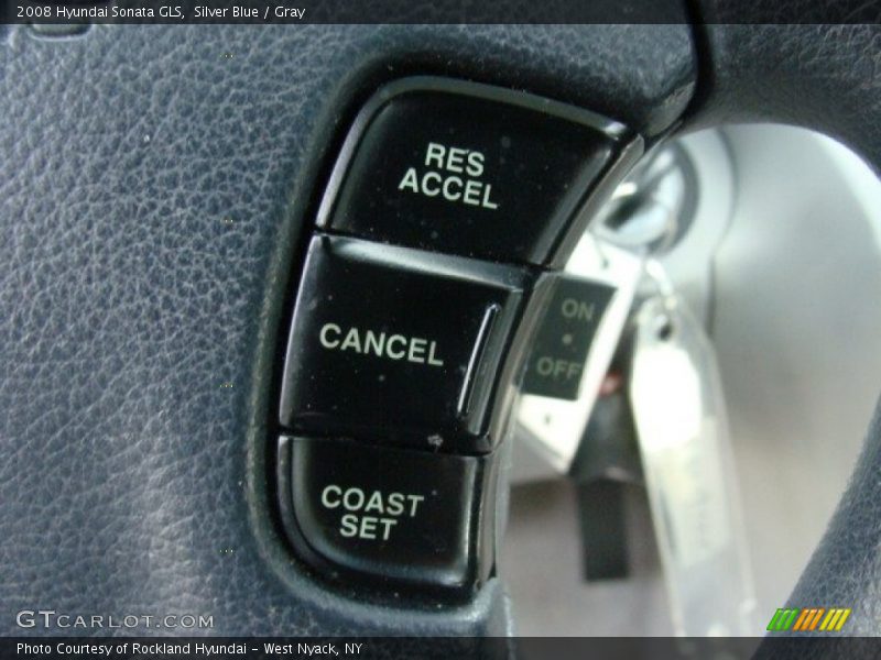 Silver Blue / Gray 2008 Hyundai Sonata GLS