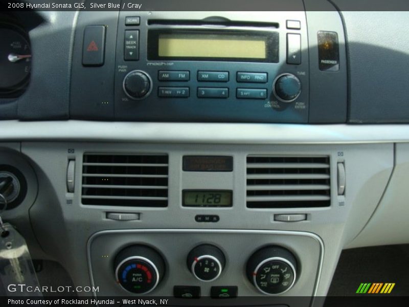 Silver Blue / Gray 2008 Hyundai Sonata GLS