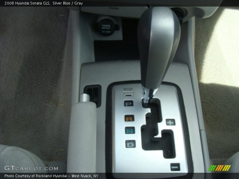 Silver Blue / Gray 2008 Hyundai Sonata GLS