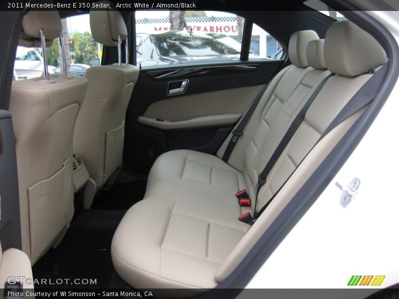 Arctic White / Almond/Black 2011 Mercedes-Benz E 350 Sedan