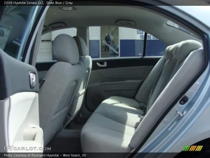 Silver Blue / Gray 2008 Hyundai Sonata GLS