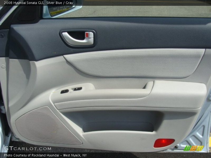 Silver Blue / Gray 2008 Hyundai Sonata GLS
