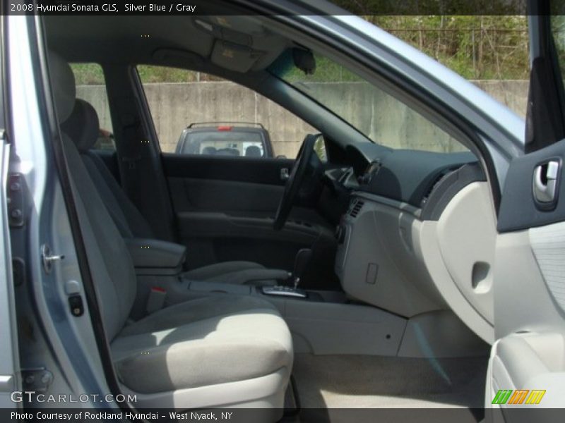 Silver Blue / Gray 2008 Hyundai Sonata GLS