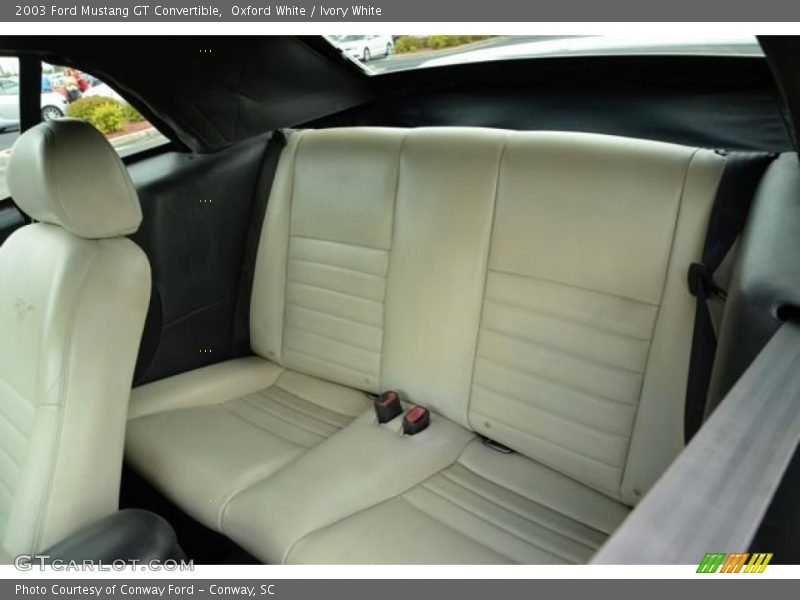 Rear Seat of 2003 Mustang GT Convertible