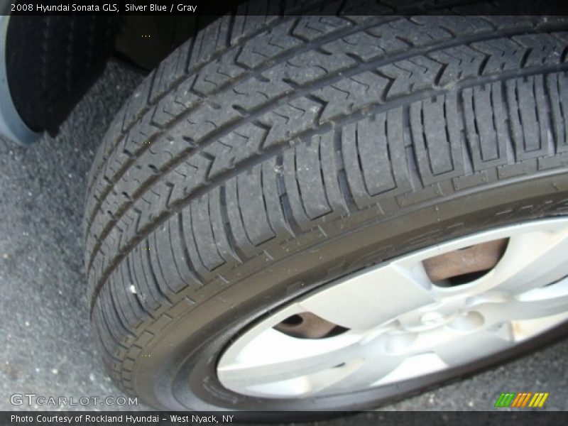 Silver Blue / Gray 2008 Hyundai Sonata GLS
