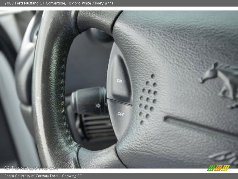 Controls of 2003 Mustang GT Convertible