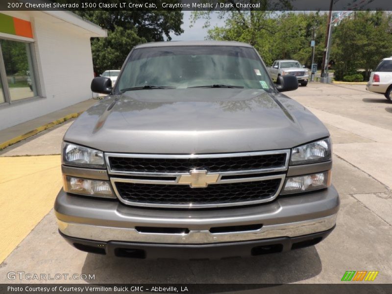 Graystone Metallic / Dark Charcoal 2007 Chevrolet Silverado 1500 Classic LT Crew Cab