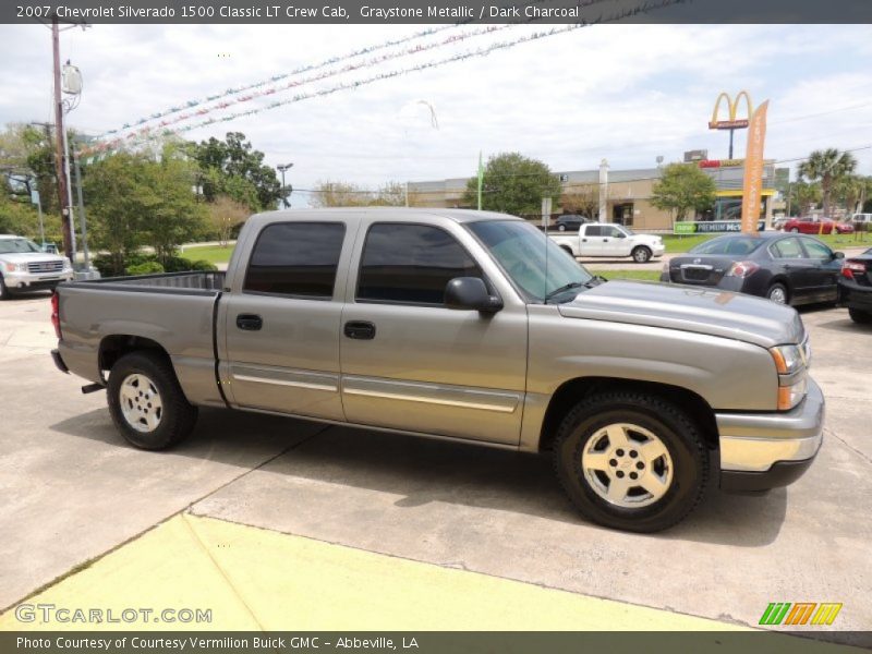 Graystone Metallic / Dark Charcoal 2007 Chevrolet Silverado 1500 Classic LT Crew Cab