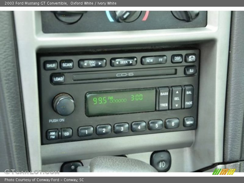 Audio System of 2003 Mustang GT Convertible