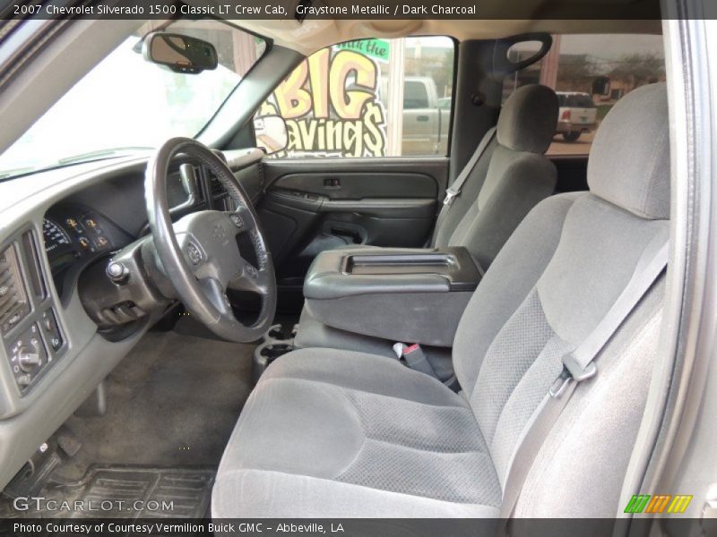 Graystone Metallic / Dark Charcoal 2007 Chevrolet Silverado 1500 Classic LT Crew Cab