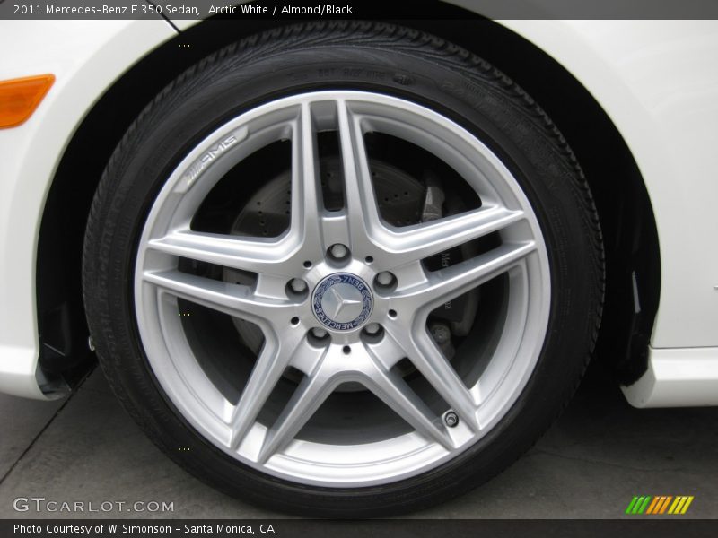 Arctic White / Almond/Black 2011 Mercedes-Benz E 350 Sedan
