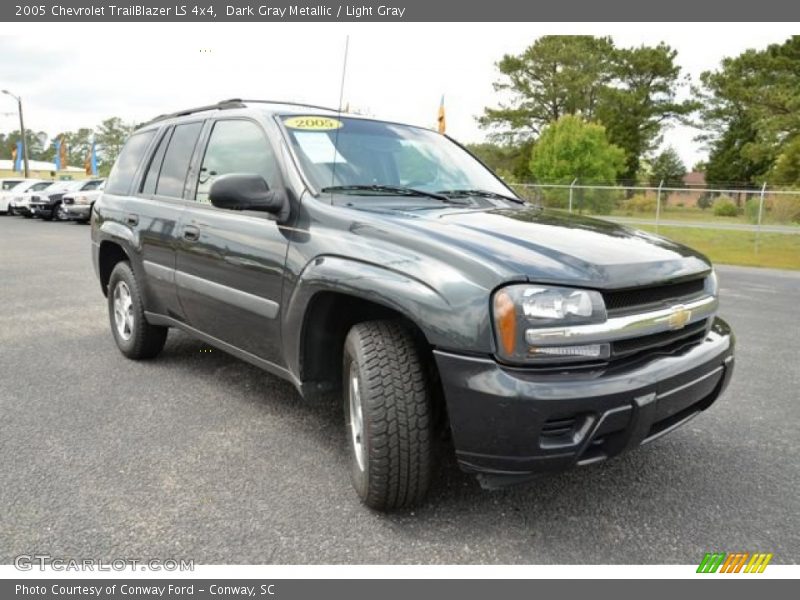 Dark Gray Metallic / Light Gray 2005 Chevrolet TrailBlazer LS 4x4