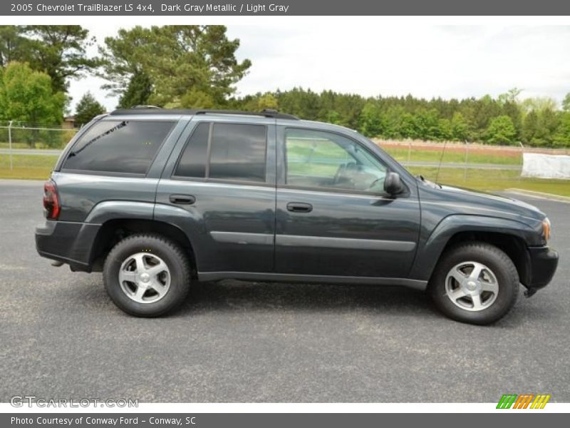 Dark Gray Metallic / Light Gray 2005 Chevrolet TrailBlazer LS 4x4