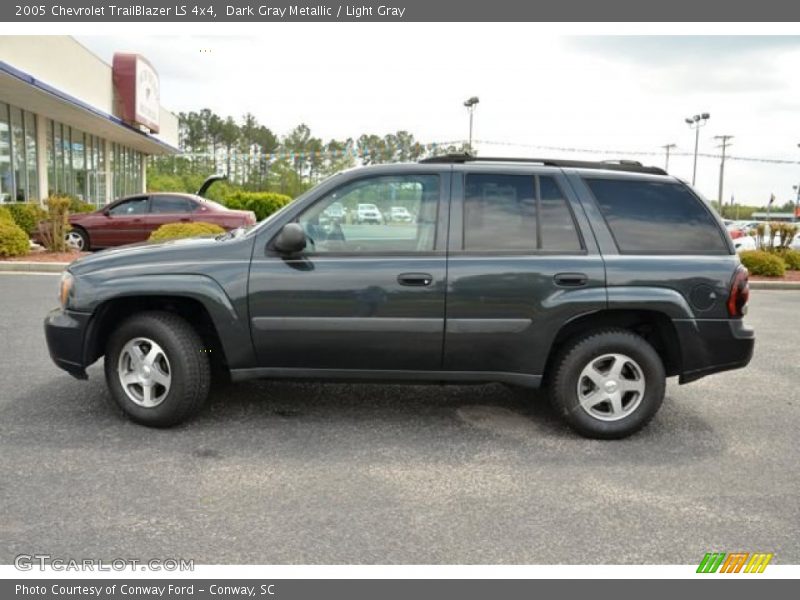 Dark Gray Metallic / Light Gray 2005 Chevrolet TrailBlazer LS 4x4