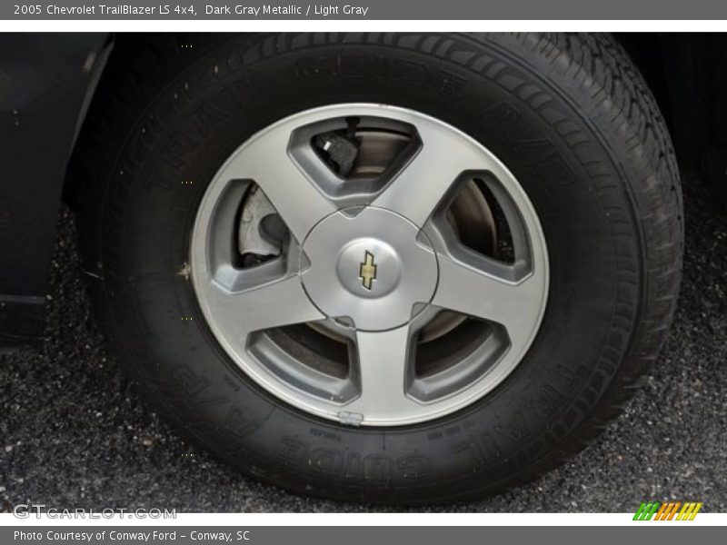 Dark Gray Metallic / Light Gray 2005 Chevrolet TrailBlazer LS 4x4