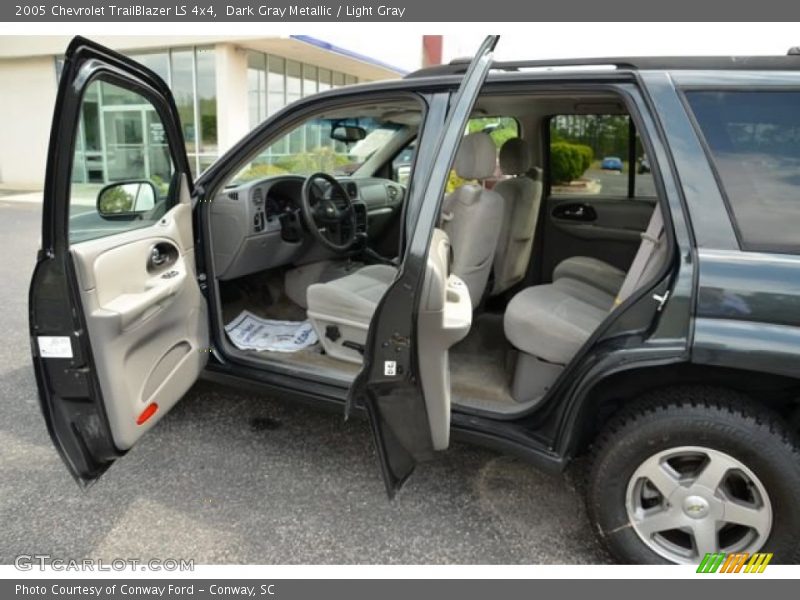 Dark Gray Metallic / Light Gray 2005 Chevrolet TrailBlazer LS 4x4